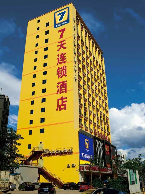 7Days Inn Mei Zhou Bin Fang Avenue Mai Châu Ngoại thất bức ảnh
